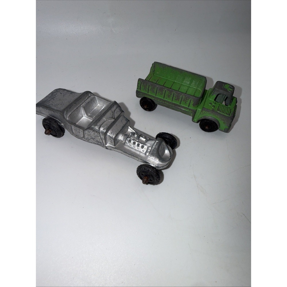 Vintage Metal Die Cast Toy Car Lot Of 14: Tootsie, Midgetoy, Lesney Matchbox - Picture 15 of 16
